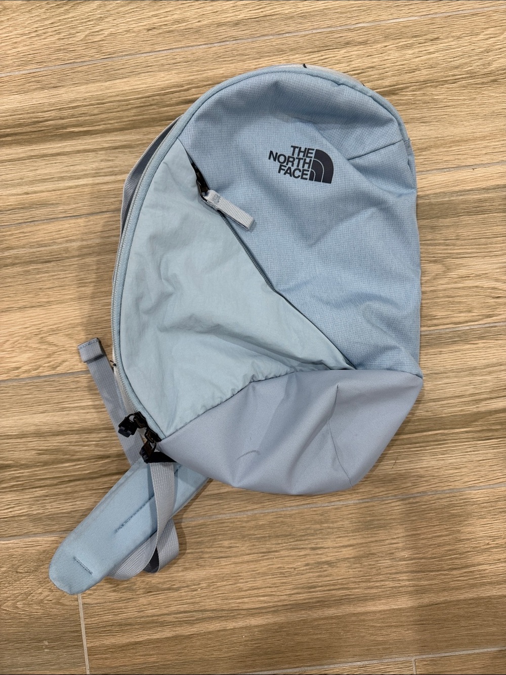 The North Face Light Blue Sling Bag